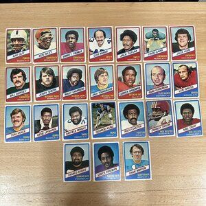 1976 Topps Wonder Bread Vintage Football All Stars Complete Set 1-24